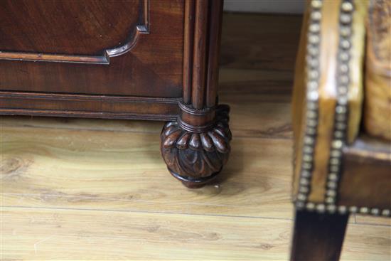 An early 19th century mahogany side cabinet, W.4ft 4in.